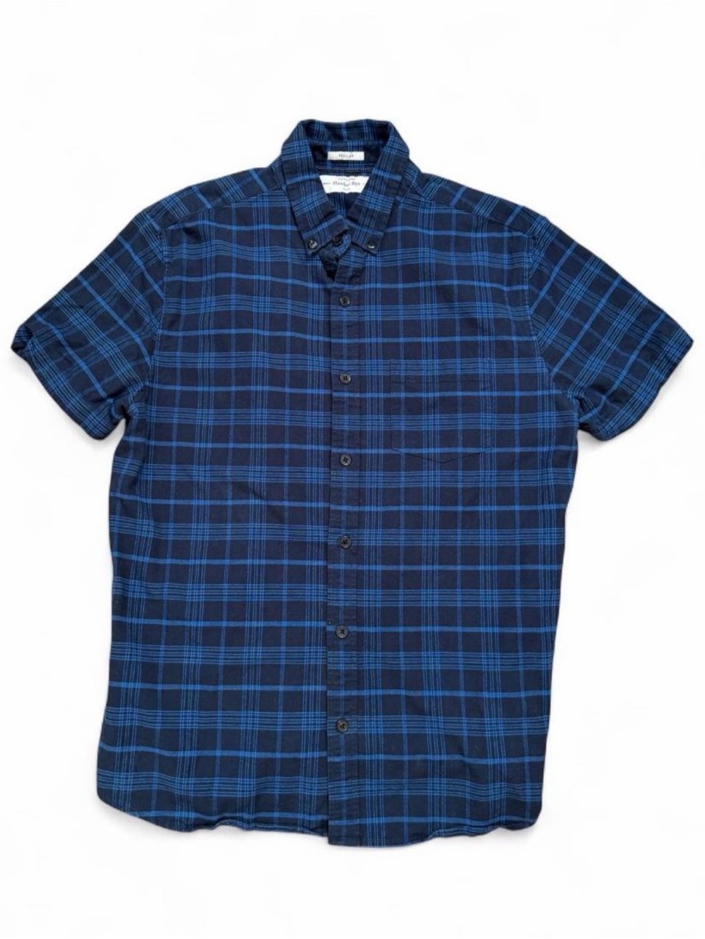 Hawker Rye Navy Plaid Button-Up Shirt